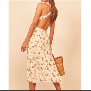 Reformation harleen midi dress